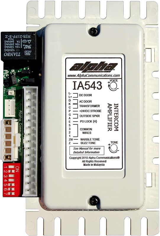 Alpha Communications - IA543  Intercom Amplifier
