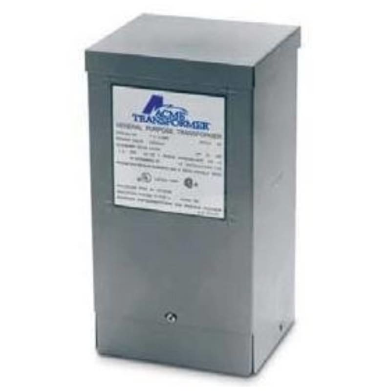 Acme T279740S Transformer, 1KVA, 1P, 120/208/240/277V, Isolation Acme T279740S Transformer, 1KVA, 1P, 120/208/240/277V, Isolation