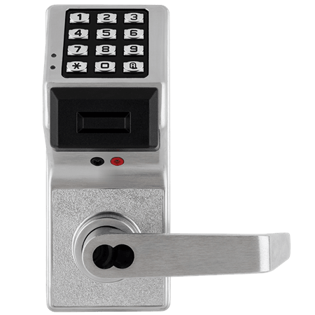 Alarm Lock PDL3000IC US26D Pushbutton Cylindrical Door Lock, w/ Prox Reader Alarm Lock PDL3000IC US26D Pushbutton Cylindrical Door Lock, w/ Prox Reader