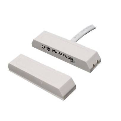 AI NEXT PS-1541WG 1" Gap Surface Mount Magnetic Contact with 18"Wire Leads, Self-Adhesive, 1 1/2"L x 3/8"D x 9/32"H, Tan