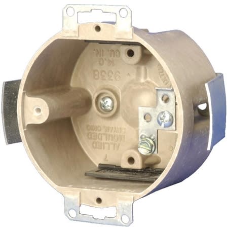 9338esgk fixture support box round 312 bracket ear