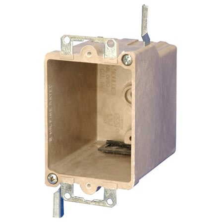 9363ewk switchoutlet box 1gang nonmetallic