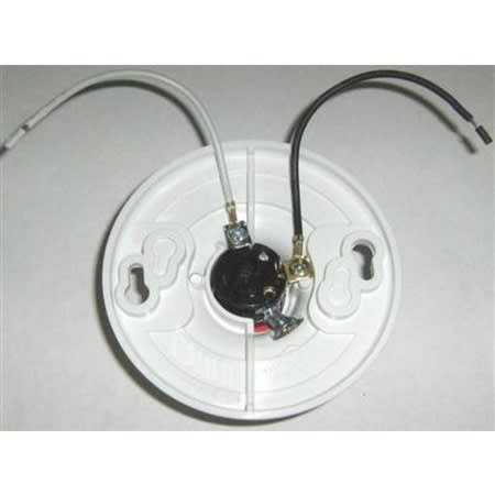 lh12wp lampholder plastic pull chain medium base w