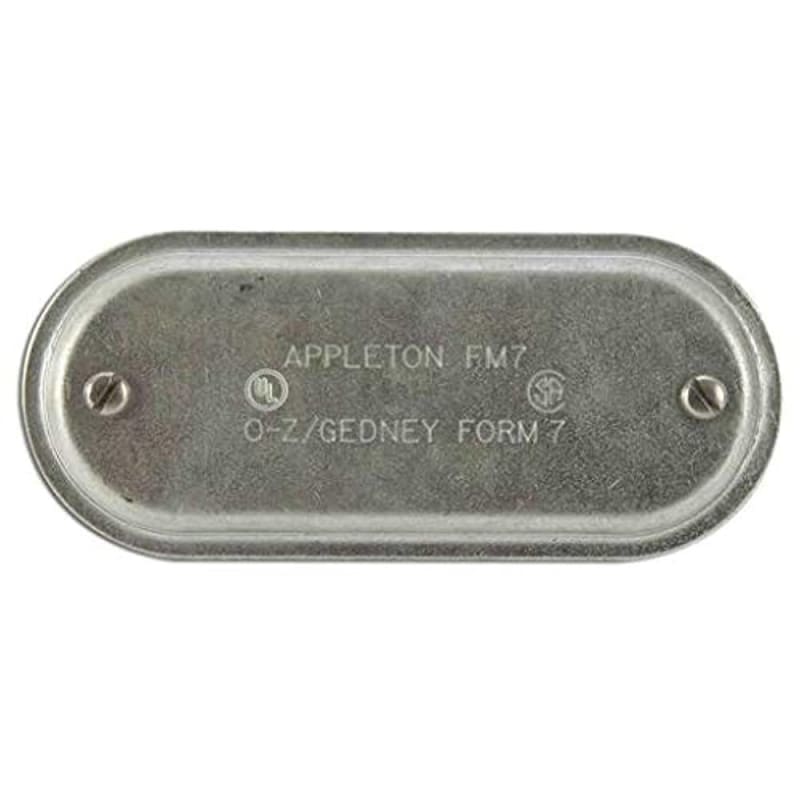 Appleton 670 Conduit Body Cover, 2", Form 7, Steel
