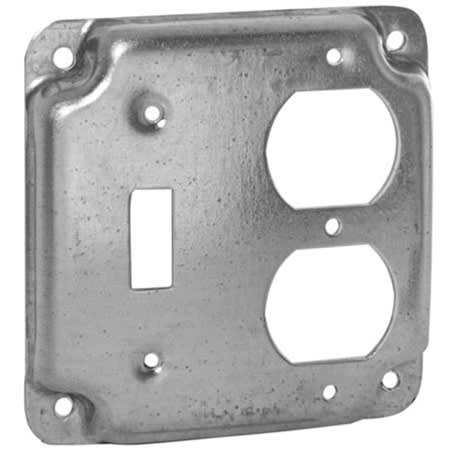 8375n 4 sq exposed cover (1) toggle switch (1) dup