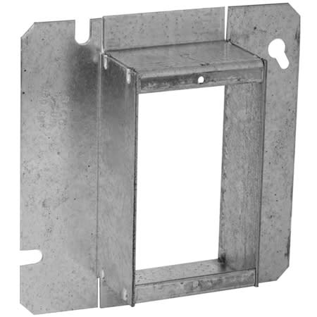846150 4 square cover 1device mud ring 112 raised