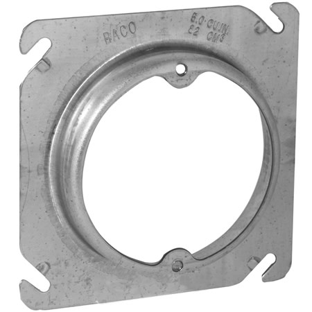 8461d 4 square fixture cover mud ring 114 raised d