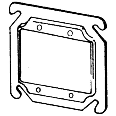 8470b 4 square cover 2device mud ring 14 raised dr