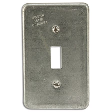 fsk1ts toggle switch cover 1gang steel fsk1ts toggle switch cover 1gang steel