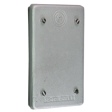fsk1bca blank cover 1gang aluminum