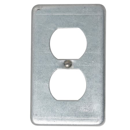 fsk1dra duplex receptacle cover 1gang aluminum