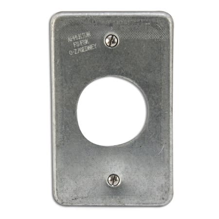 fsk1rq receptacle cover 1gang steel fsk1rq receptacle cover 1gang steel