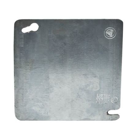 8465 4" Square Cover, Flat, Blank 8465 4" Square Cover, Flat, Blank