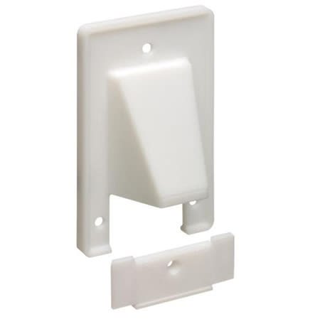 cer1 cable entrance hood 1gang reversible white cer1 cable entrance hood 1gang reversible white