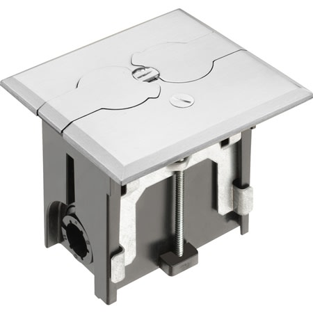 flbaf101nl rectangular floor box assembly adjustab