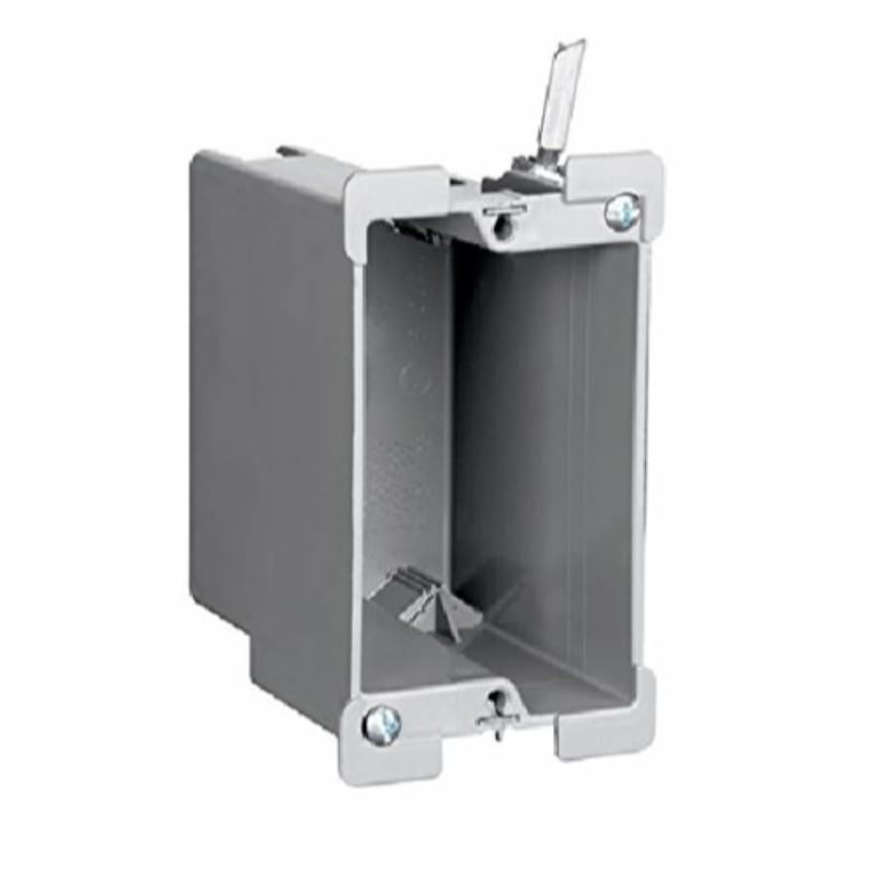 Pass & Seymour S1-18-W 3-3/4 x 2-1/4 x 3-1/32 Inch 18 In?? 1-Gang Thermoplastic Switch and Outlet Box