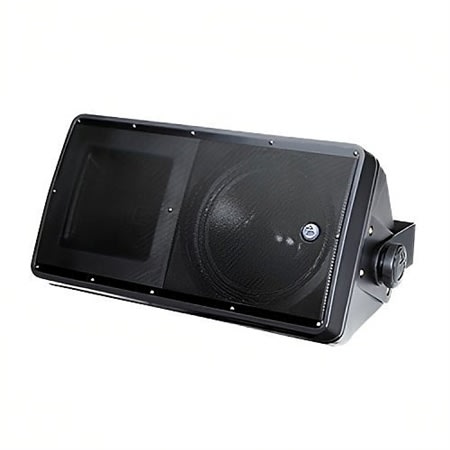 AtlasIED SM82T-B 8" 2-Way Weather Resistant Speaker with 60W 70V 100V Transformer, Black