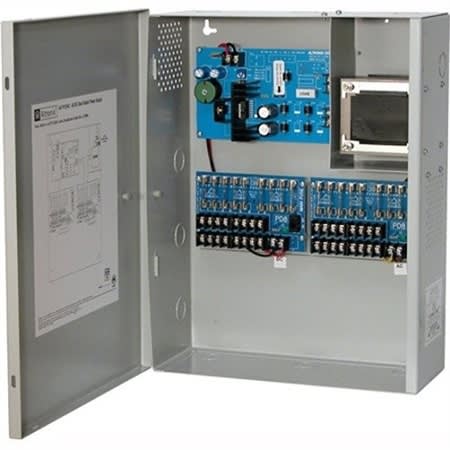 Altronix ALTV1224C CCTV Power Supply, 16 Fused Outputs, (8 @ 12VDC and 8 @ 24VAC) @ 7A, 115VAC, BC400 Enclosure