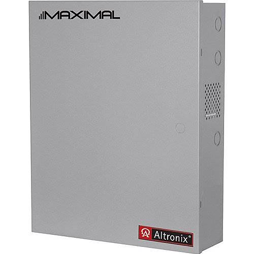 Altronix MAXIMAL55D Access Power Controller with Power Supply / Chargers, 16 PTC Class 2 Relay Outputs, Dual 12VDC P/S at 9.5A each, 115VAC, BC800 Enclosure