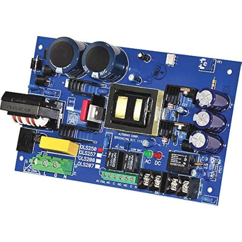 Altronix Power Supply Charger, Single Output, 24VDC @ 10A, 115VAC, Board Altronix Power Supply Charger, Single Output, 24VDC @ 10A, 115VAC, Board