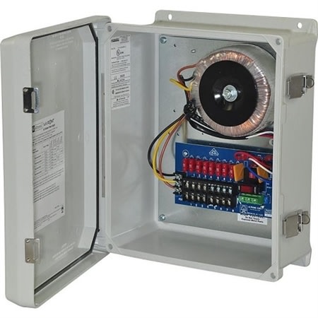 Altronix WayPoint30A8U CCTV Outdoor Power Supply, 8 Fused Outputs, 24/28VAC at 12.5A, 115/220VAC, WP3 Enclosure Altronix WayPoint30A8U CCTV Outdoor Power Supply, 8 Fused Outputs, 24/28VAC at 12.5A, 115/220VAC, WP3 Enclosure