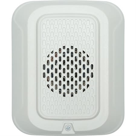 System Sensor HWL-LF L-Series Indoor 2-Wire Selectable Output Low Frequency Sounder, Wall Mount, No Marking, White