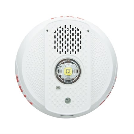 System Sensor PC2WLED-LF Ceiling Mount Strobe Sounder, Low-Frequency, White