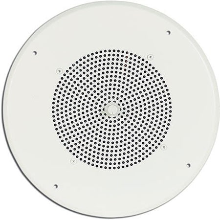 Bogen S86T725PG8UVK 8" Ceiling Speaker Grille System with Volume Control, Bright White