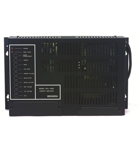 Bogen TPU100B Telephone Paging Amplifier - Black Bogen TPU100B Telephone Paging Amplifier - Black