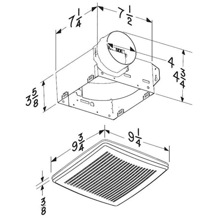 s97017704 fan assembly 19a 100 cfm