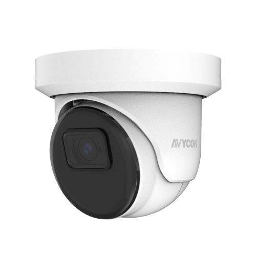 AVYCON AVC-NPE51F28 5MP IR Turret IP Camera with Built-in Microphone, 2.8mm Fixed Lens, White AVYCON AVC-NPE51F28 5MP IR Turret IP Camera with Built-in Microphone, 2.8mm Fixed Lens, White