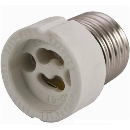 dr10gr gu10 to medium base socket adapter