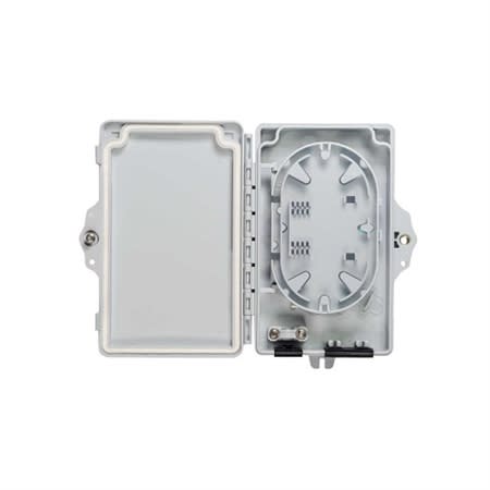 Cleerline SSF-OTB2 Outdoor Fiber Optic Plastic Enclosure, Empty, Holds 2 SC Simplex or 2 LC Duplex Adapters