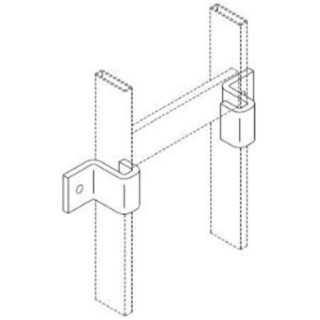 10608001 vertical wall bracket