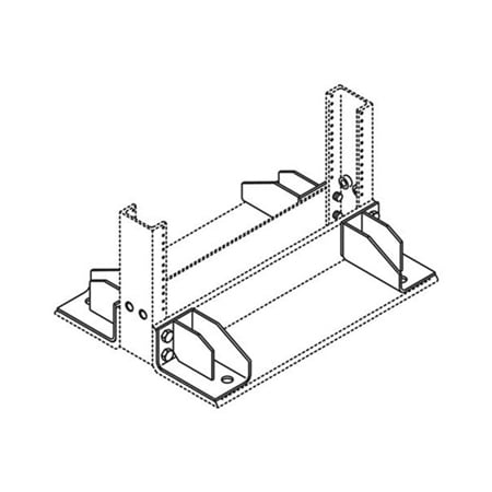 11592701 rack seismic gusset kit