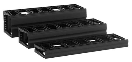 13930702 horizontal cable manager blk