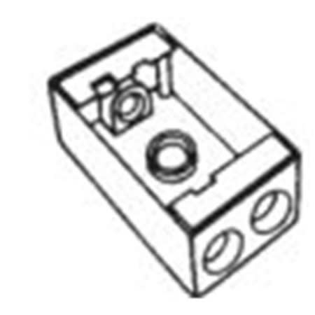 tp7034 weatherproof box 1 gang (4) 34 outlets 2 de