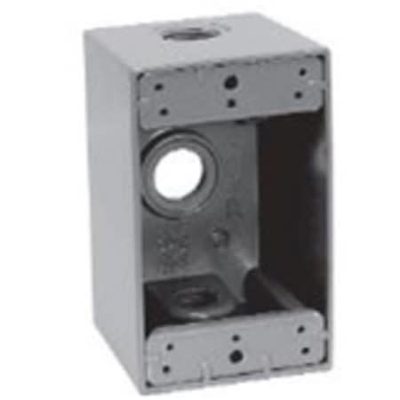 tp7078 weatherproof outlet box 1 gang (3) 34 outle
