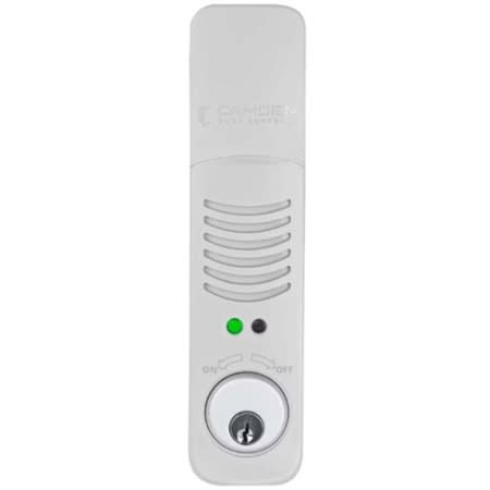 Camden CX-DA800W-KD Battery Powered Door Alarm Weatherized, Keyed Different, Grey