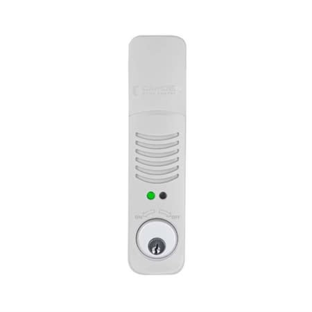 Camden CX-DA810W-KD Battery Door Prop Alarm Weatherized, Keyed Different, Grey