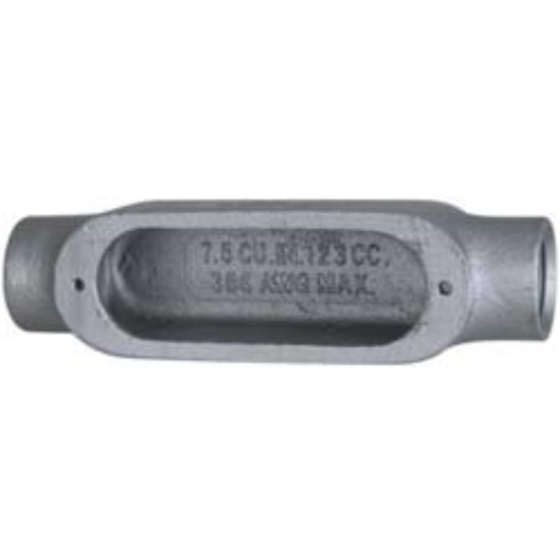 Cooper Crouse-Hinds C150M Type C Conduit Outlet Body; Threaded, Malleable Iron Cooper Crouse-Hinds C150M Type C Conduit Outlet Body; Threaded, Malleable Iron