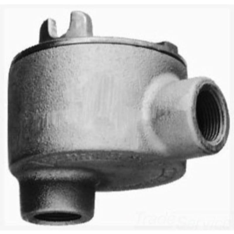 Crouse-Hinds GUAB59 1 1/2 in. Conduit Outlet Box w/Cover, 5 in. Cover Opening