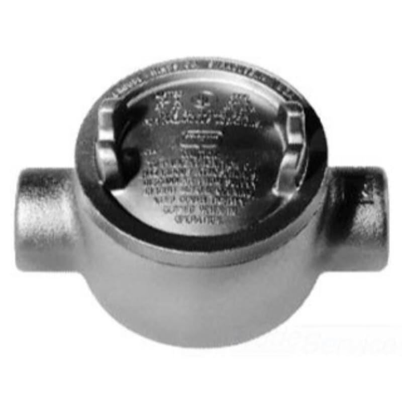 Crouse-Hinds GUAC26 3/4 in. Conduit Outlet Box w/Cover, 3 in. Cover Opening Crouse-Hinds GUAC26 3/4 in. Conduit Outlet Box w/Cover, 3 in. Cover Opening