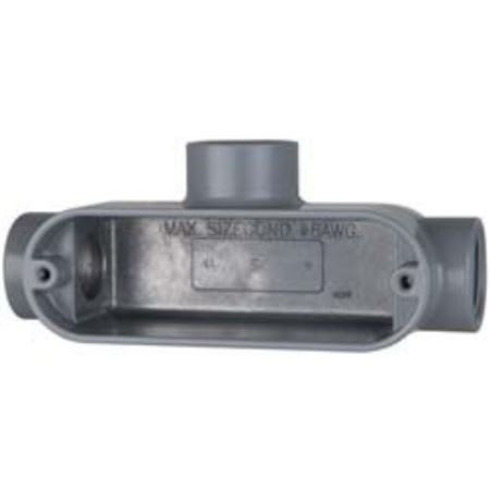 Cooper Crouse-Hinds T125M Type T Conduit Outlet Body 1-1/4 Inch, Form 5 Threaded