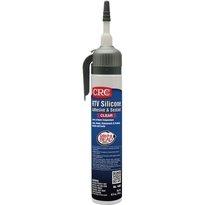 CRC 14055 RTV Silicone Sealant, 7.25 Fluid Ounce Tube, Clear