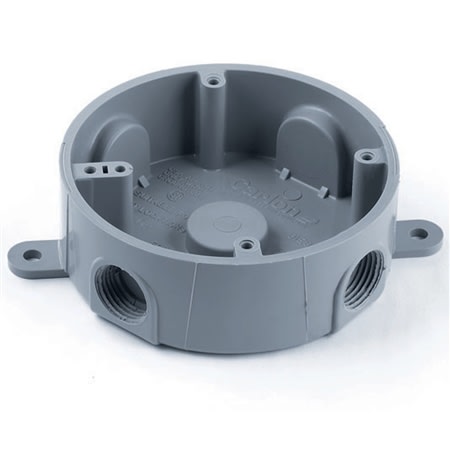e365dcar weatherproof box round (5) 12 outlets 187