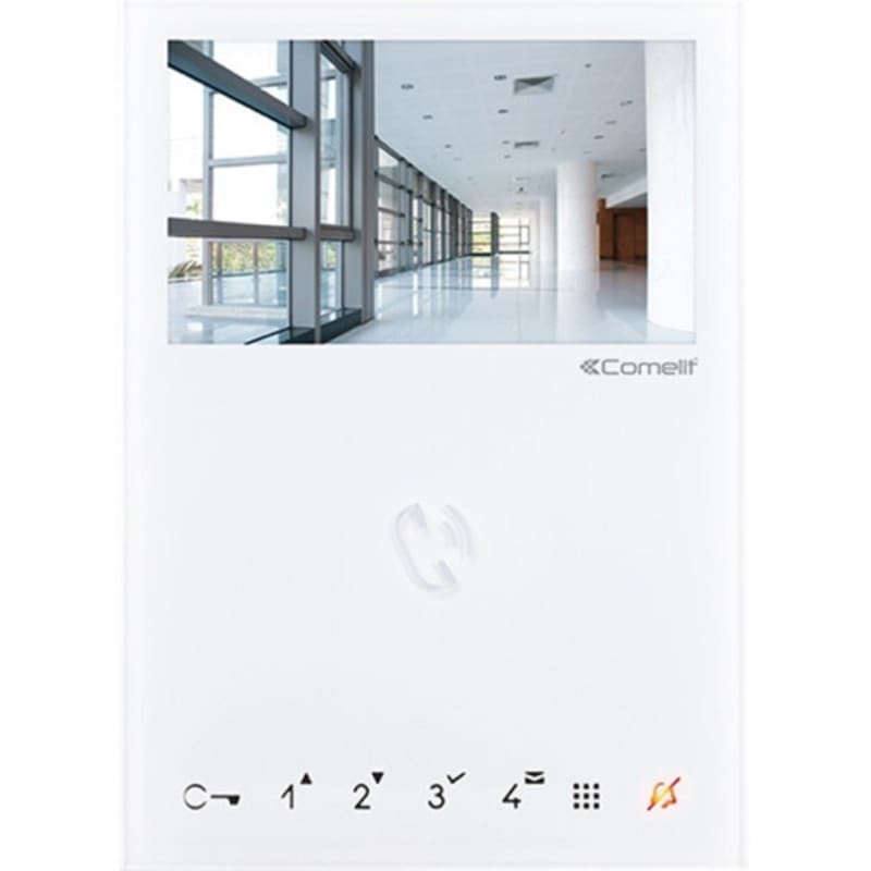 Comelit 6741W Mini WiFi Video Master Station Handsfree 2 Wire, White