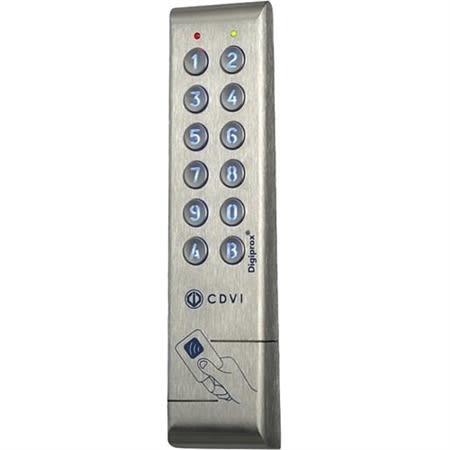CDVI KCPROXWLC26 Keypad and Multi-Technology Wiegand Proximity Card Reader, 125 KHz