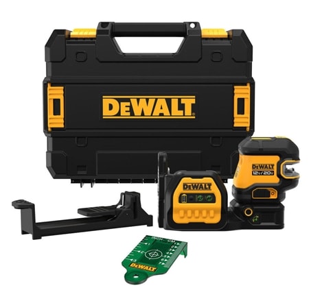 dcle34220gb 20v cross line 2 spot combo laser bare