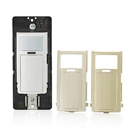 Leviton DOS05-1LZ Decora Motion Sensor In-Wall Switch,, 5A, SP/3-W